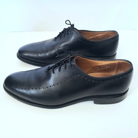 Allen Edmonds Other - Allen Edmonds Hastings Black Leather Lace-Up Oxfords Size 10.5D